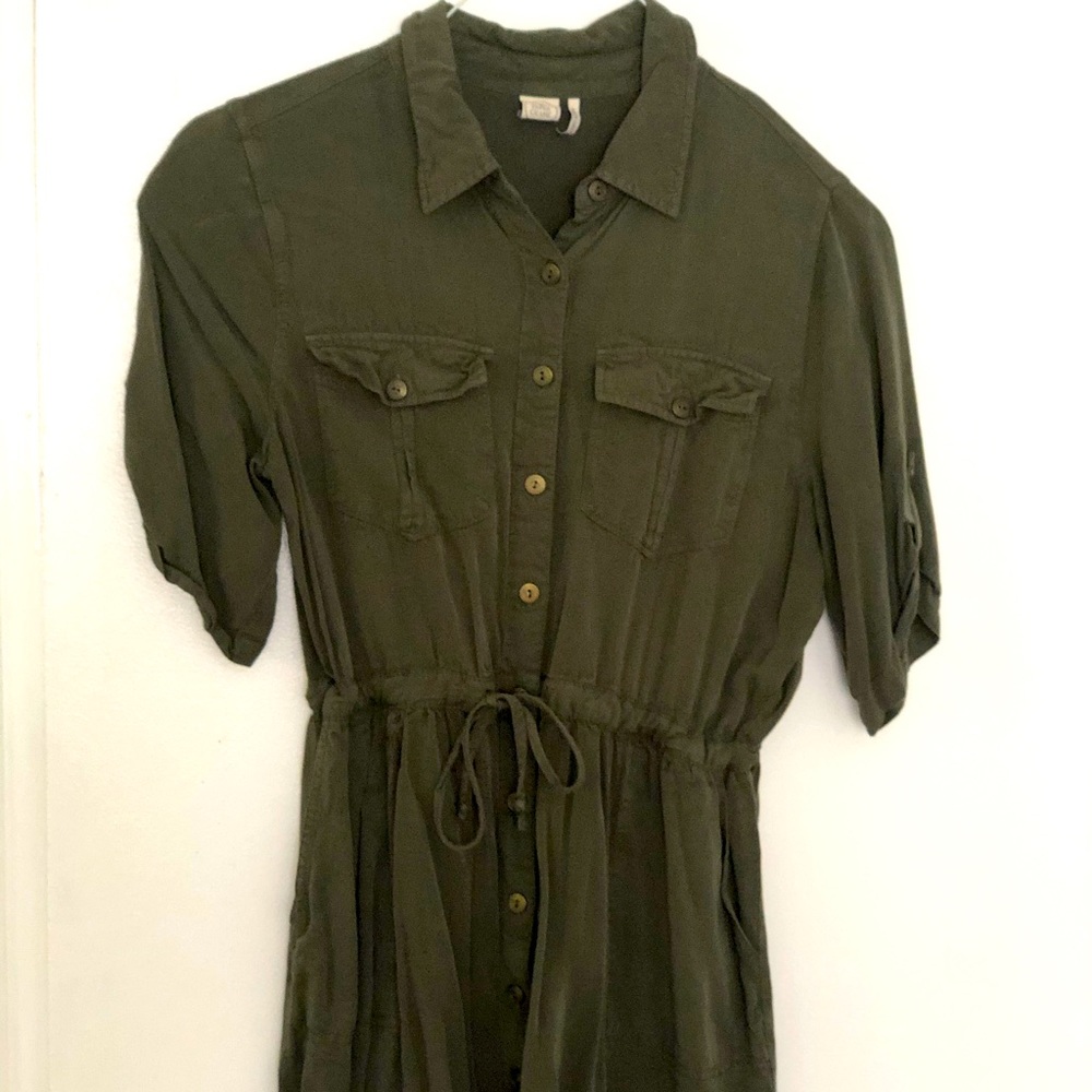 Olive green tunic size small